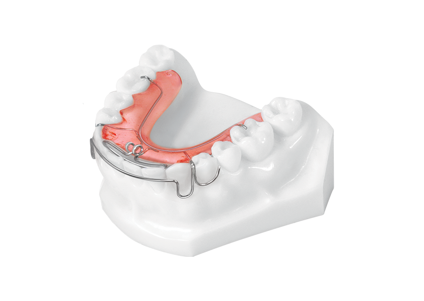 active retainer front white